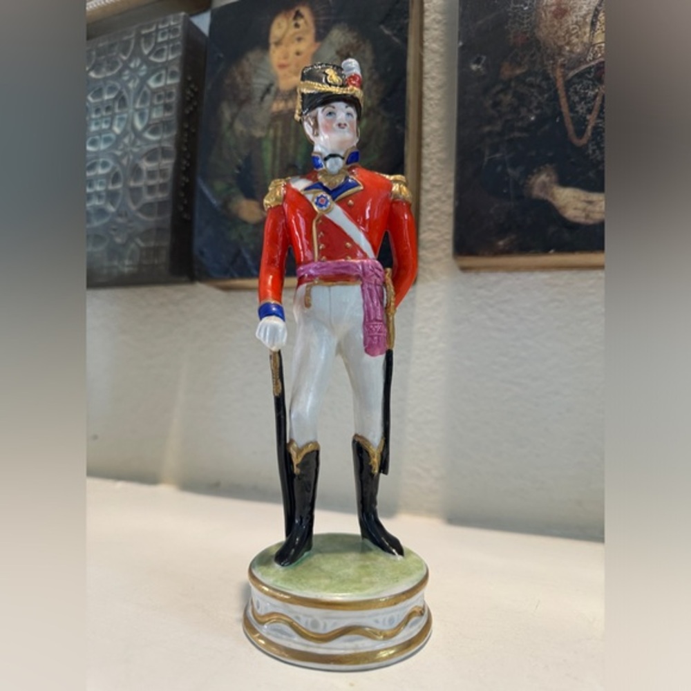 Muller Volksted Antique 2nd Regiment Cold Steam Foot Guard Captain‎ Rare Figure